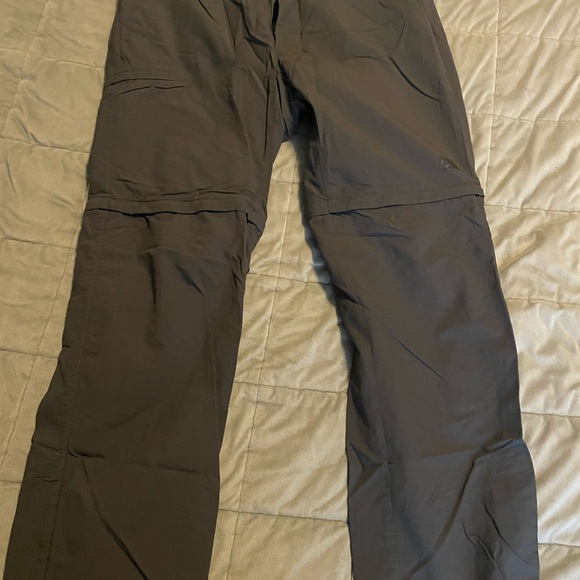 The North Face Charcoal Convertible Pants/Shorts - Picture 1 of 3